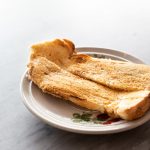 Toast bread with butter kaya, popular breakfast among Malaysian